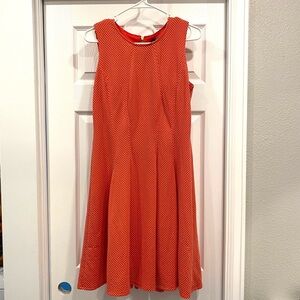 Ronni Nicole Red and White Polka Dot Dress